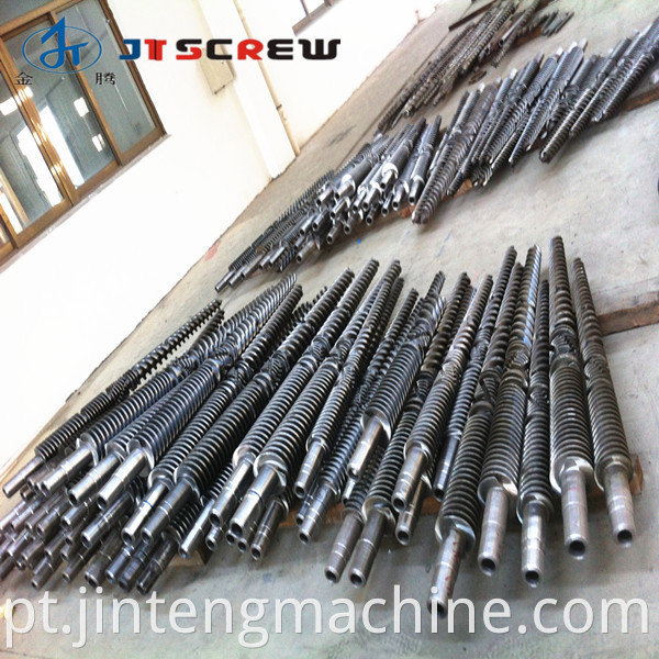 plastic extruder twin screw barrel for pvc pipe extruder